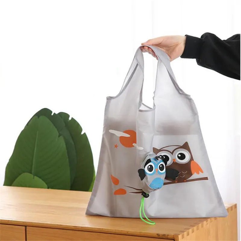 Cute Animal Owl Shape Foldable Shopping Bag - WIVAStore