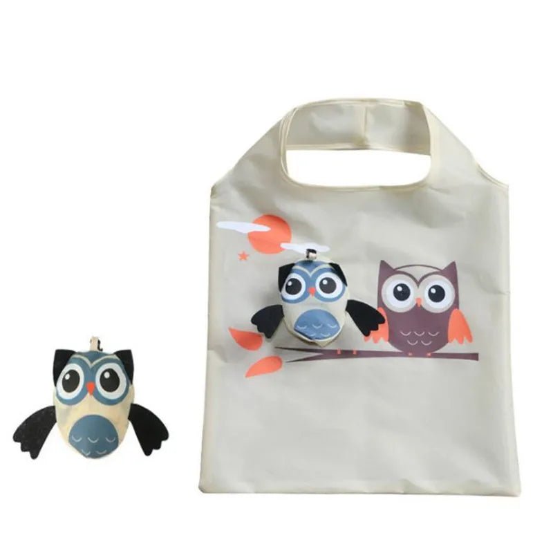 Cute Animal Owl Shape Foldable Shopping Bag - WIVAStore