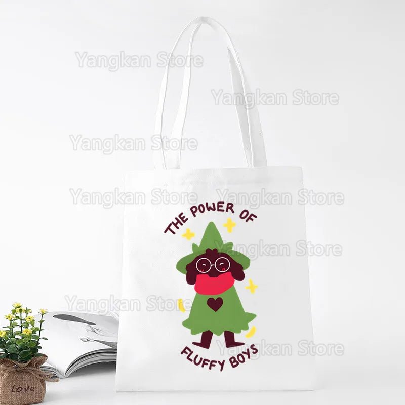 Deltarune Eco Canvas Cotton Shopper Bolsas De Tela Bag - WIVAStore
