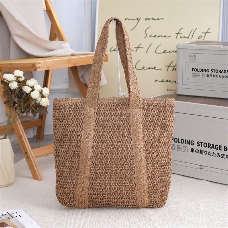 Designer - Inspired Large Shoulder Tote – Women’s Spring Trendy Statement Bag, Unique Silhouette - WIVAStore