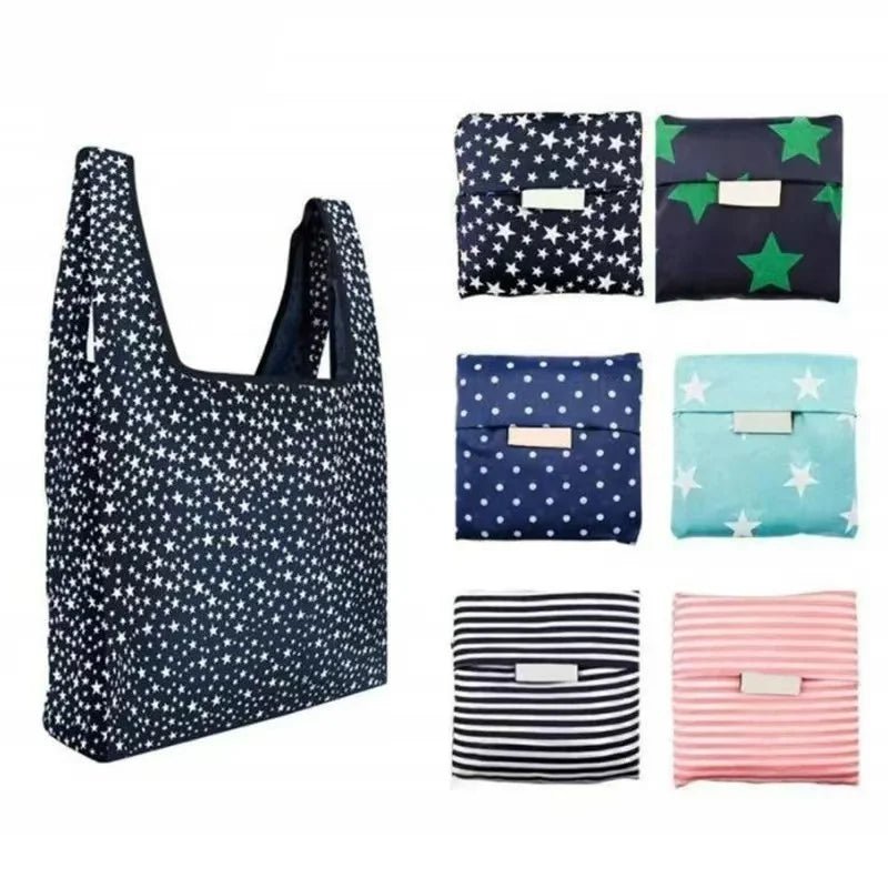 Foldable Supermarket Shop Bag - Reusable Eco-Friendly Tote - WIVAStore