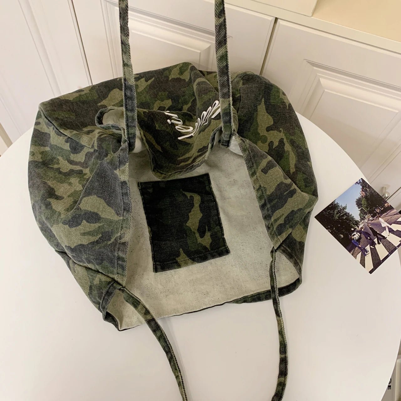 Eco - Friendly Canvas Shoulder Bag – Versatile Camouflage Tote - WIVAStore