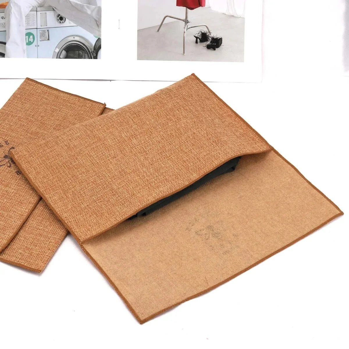 Eco - friendly Recyclable Jute Envelope Dust Pouch - WIVAStore