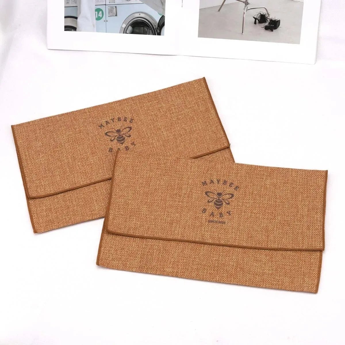 Eco - friendly Recyclable Jute Envelope Dust Pouch - WIVAStore