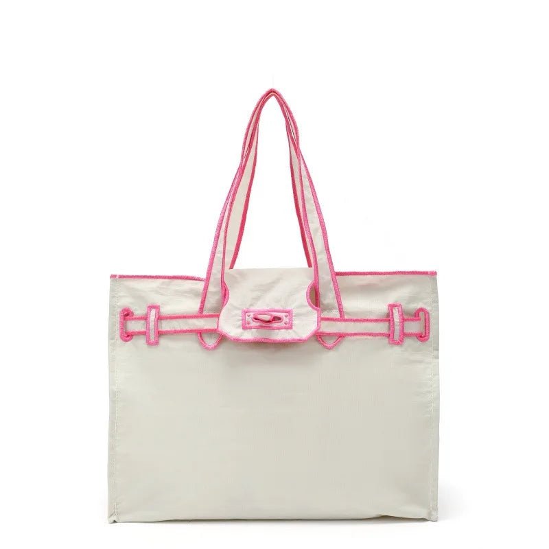 Embroidered Nylon Handbag - WIVAStore