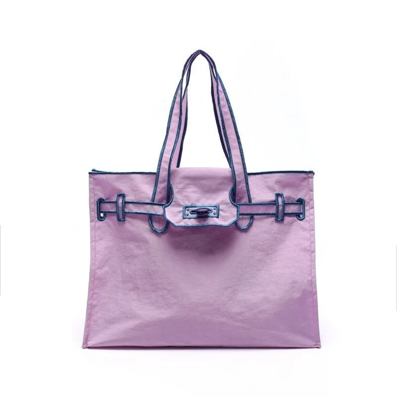 Embroidered Nylon Handbag - WIVAStore