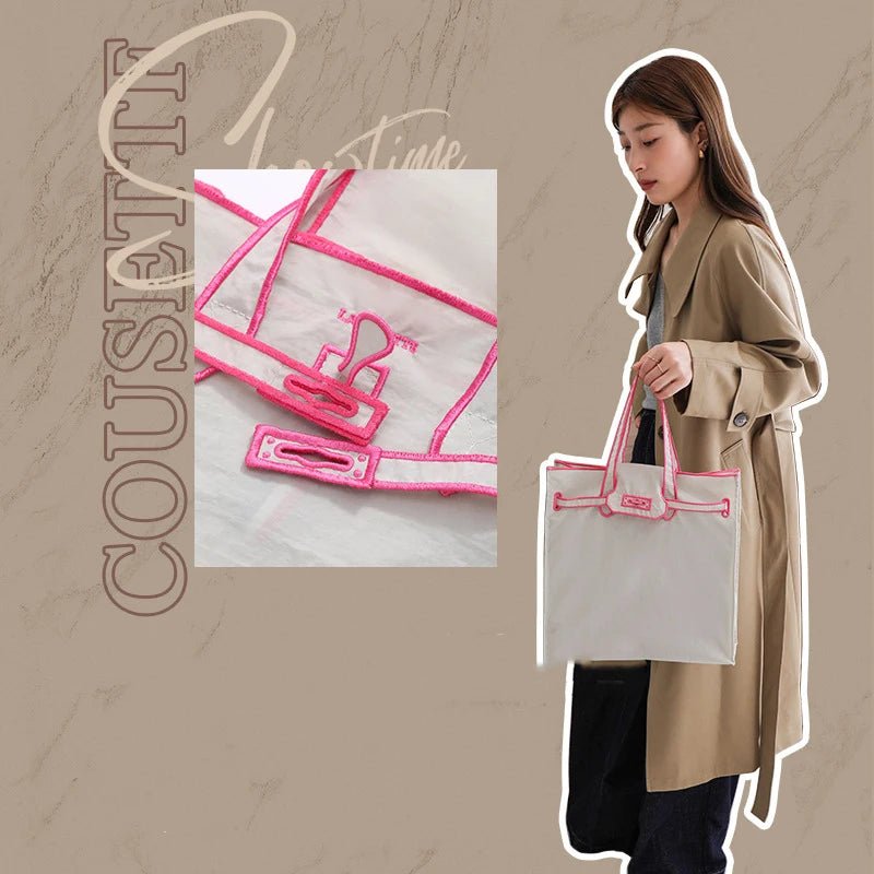 Embroidered Nylon Handbag - WIVAStore