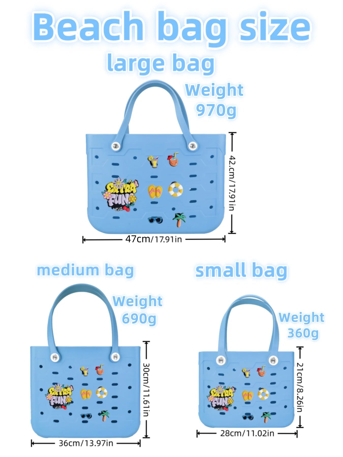 EVA Waterproof M/L/XL Beach Bag - WIVAStore