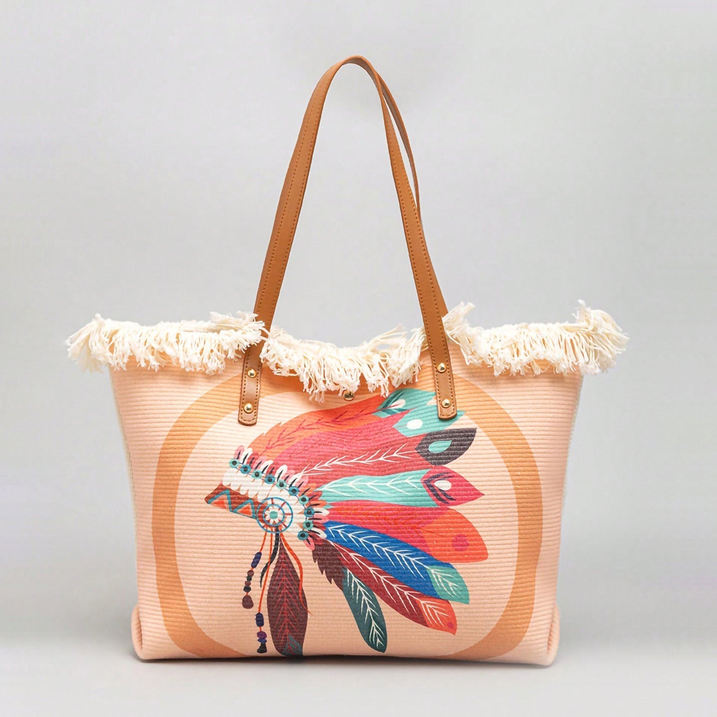 Fashion Large Tote Bag – High - Aesthetic Printed Handbag, Ethnic Style Travel Shoulder Shopper - WIVAStore