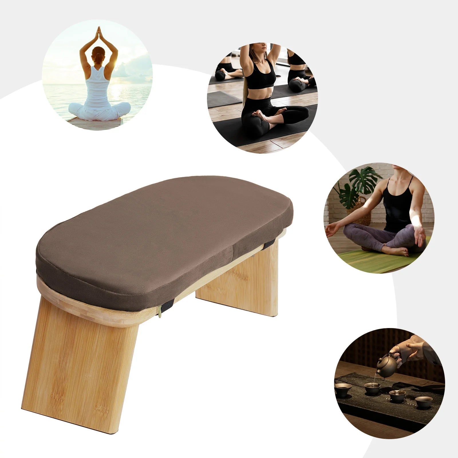 Foldable Kneeling Meditation Bench - WIVAStore