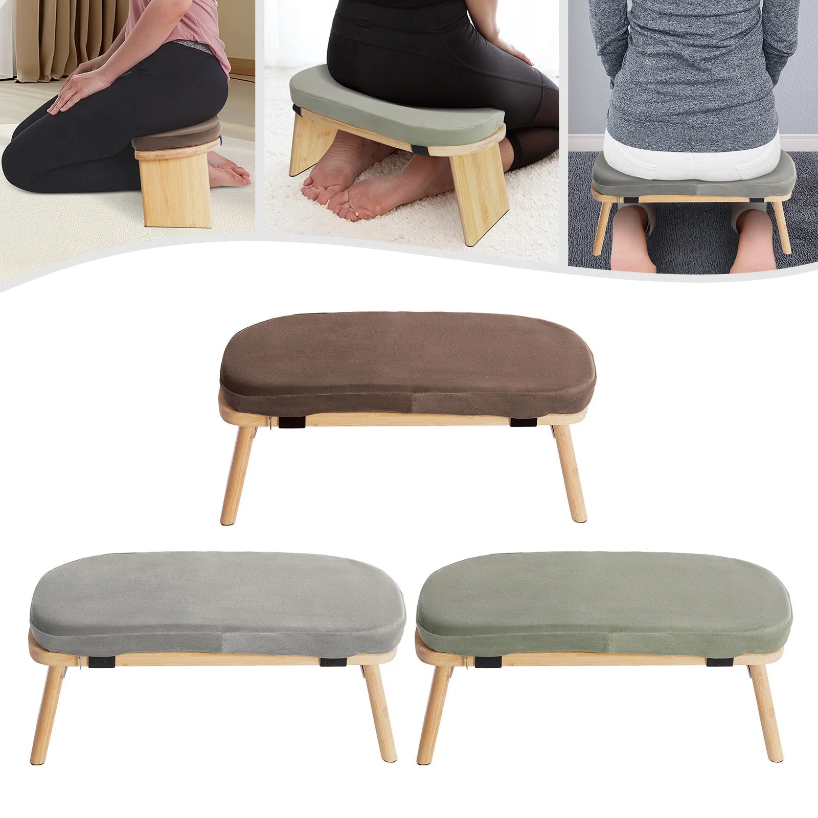 Foldable Kneeling Meditation Bench - WIVAStore