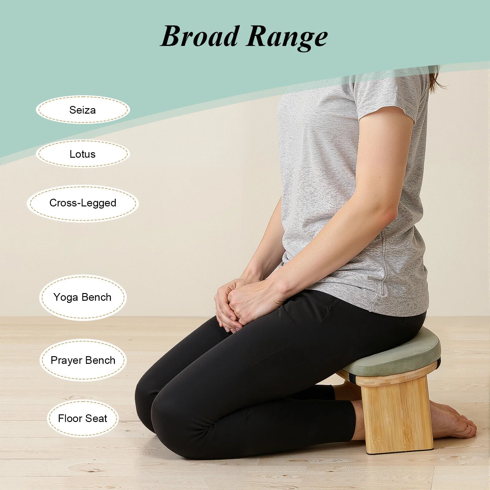 Foldable Kneeling Meditation Bench - WIVAStore