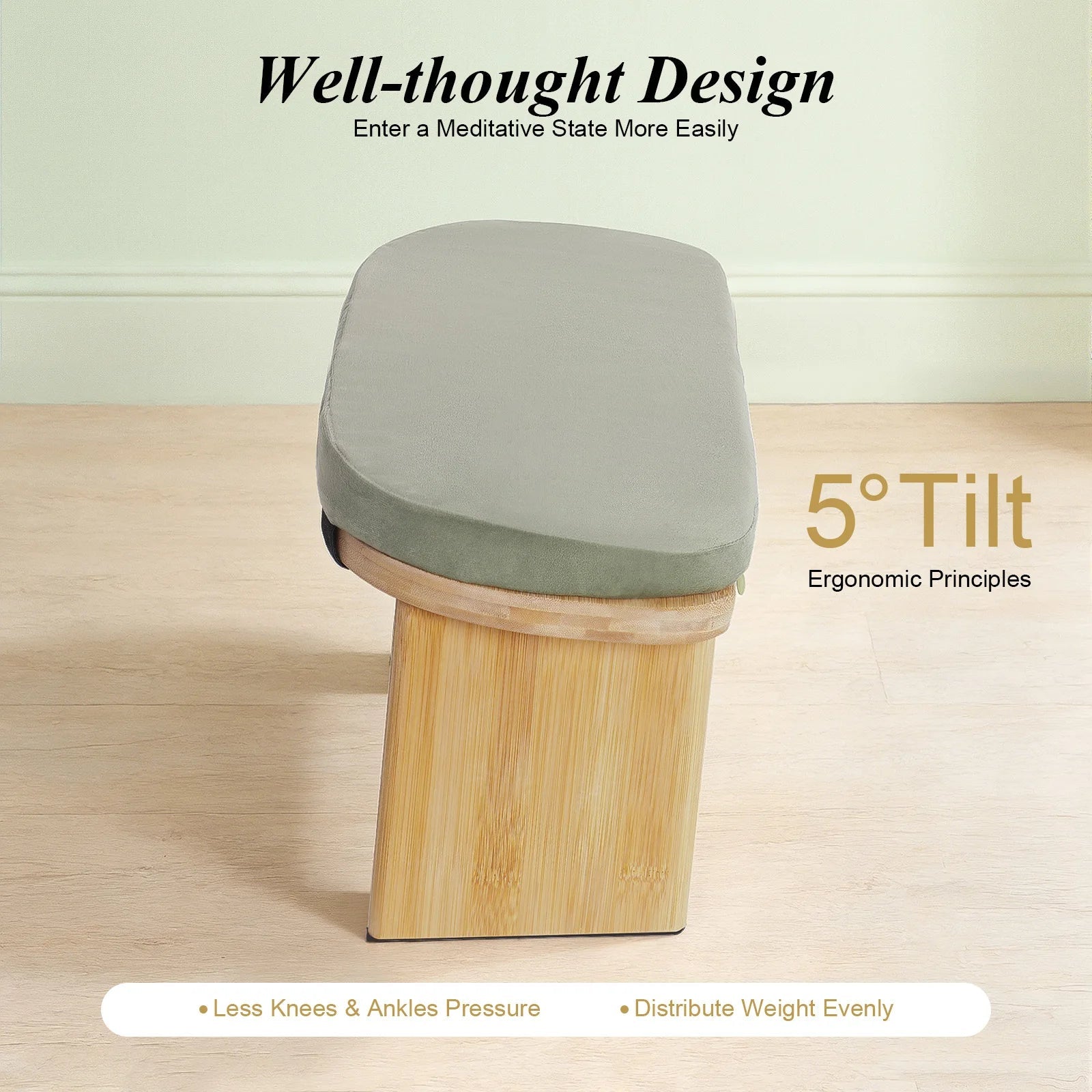 Foldable Kneeling Meditation Bench - WIVAStore