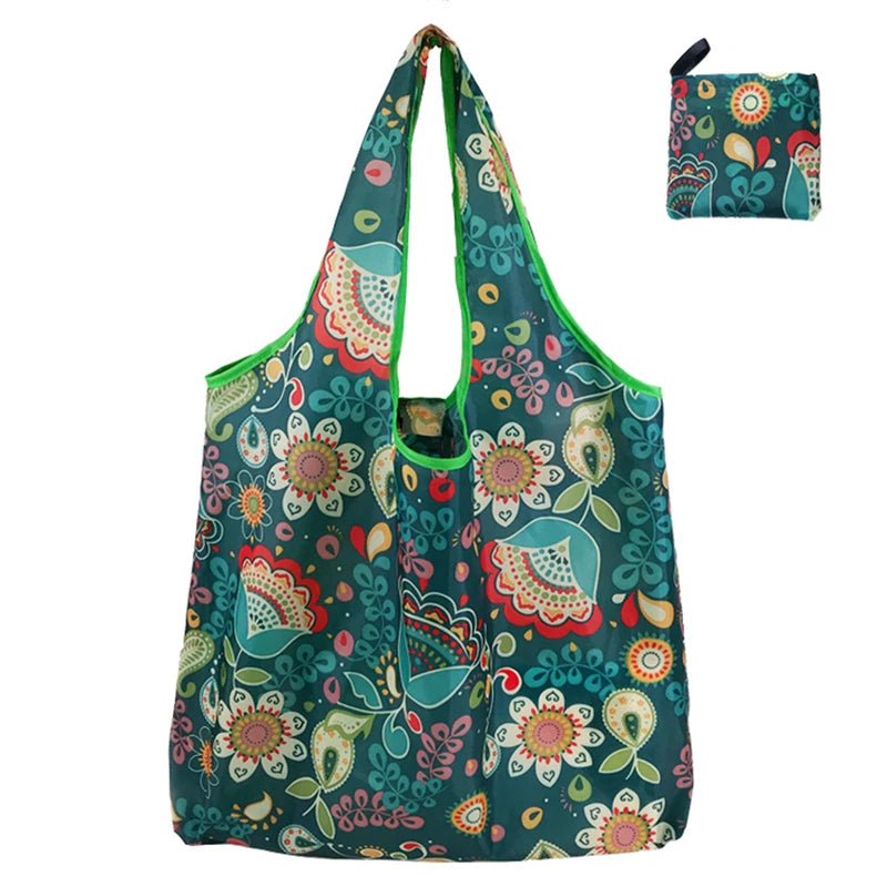 Foldable Tote Bag Portable Cloth Eco Grocery Bag - WIVAStore