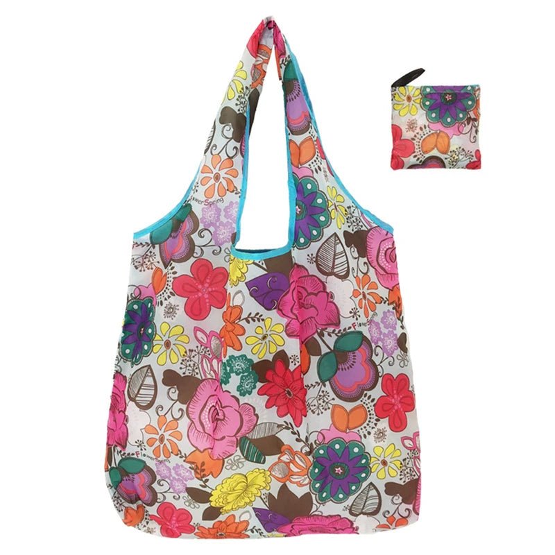 Foldable Tote Bag Portable Cloth Eco Grocery Bag - WIVAStore