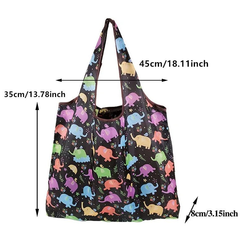 Foldable Tote Bag Portable Cloth Eco Grocery Bag - WIVAStore