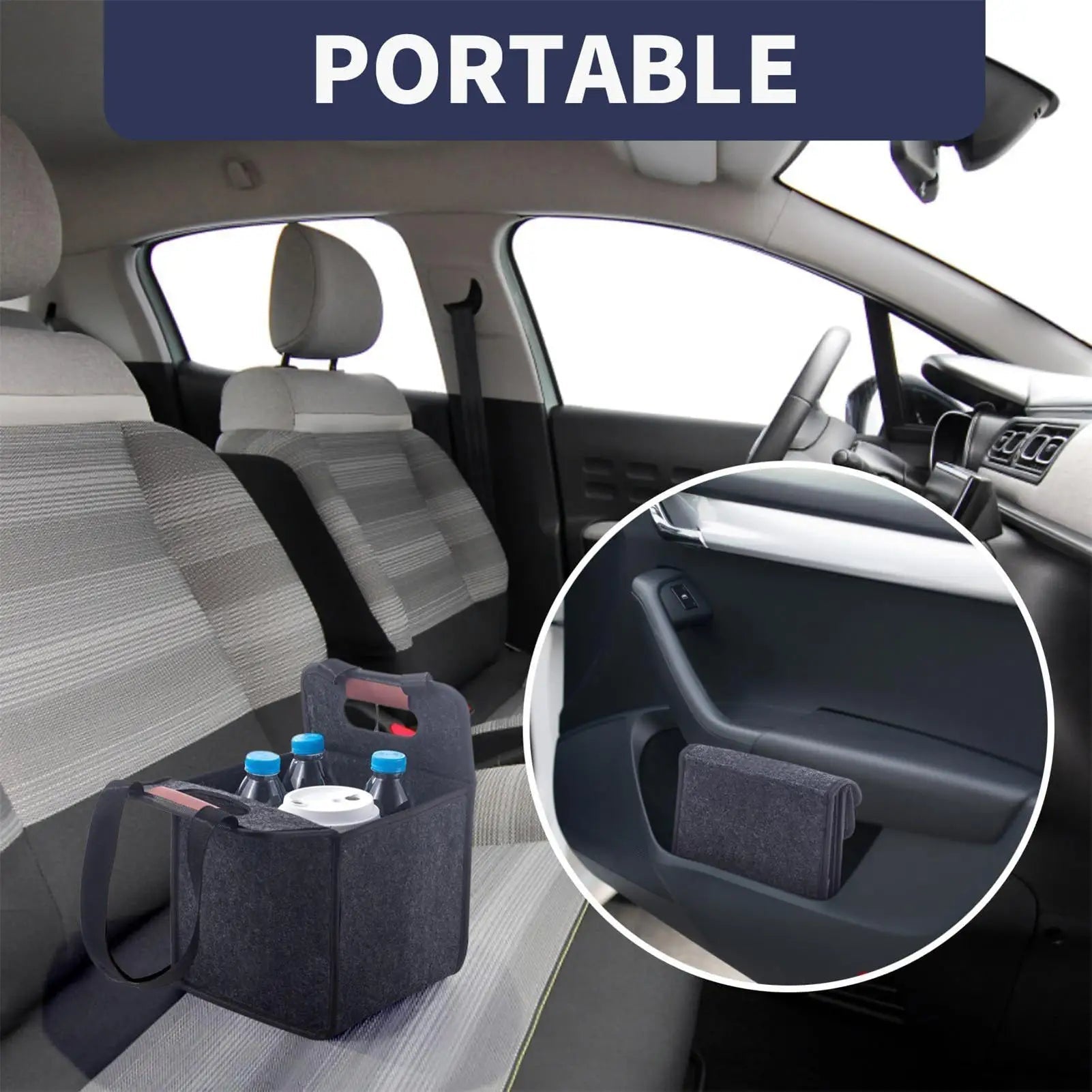 Foldable Tote Bag With Handles for Daily Commute - WIVAStore