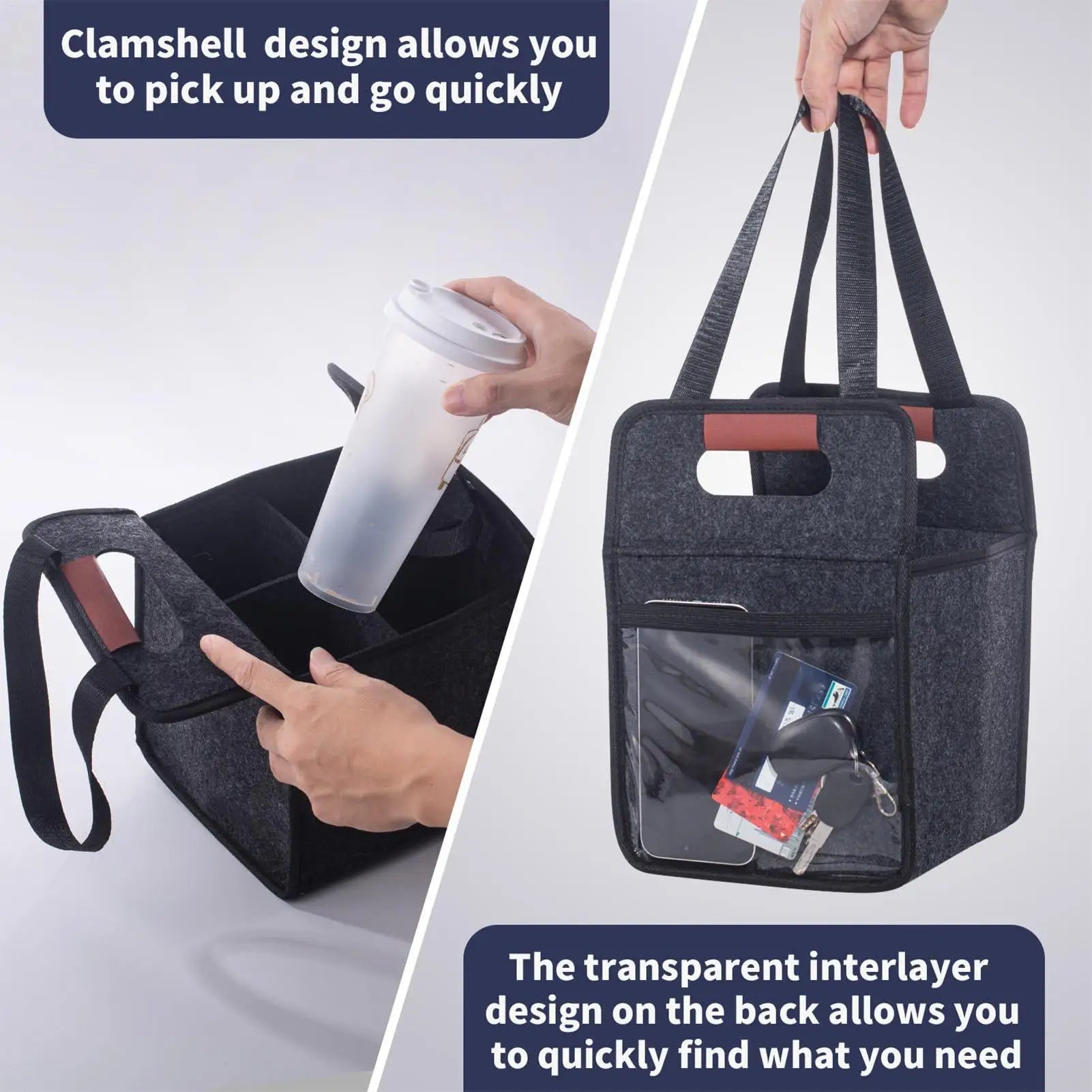 Foldable Tote Bag With Handles for Daily Commute - WIVAStore