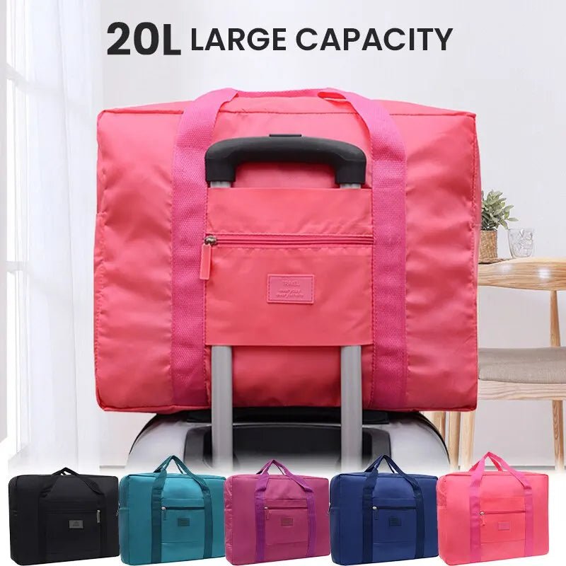 Foldable Travel Totes - Lightweight Weekender Overnight Bag - WIVAStore
