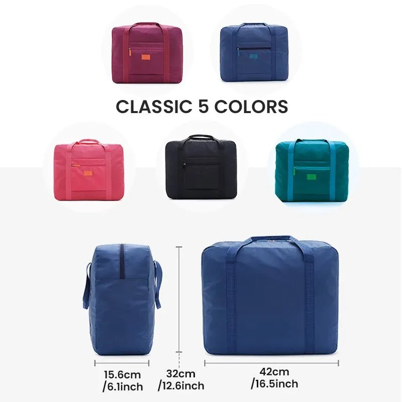 Foldable Travel Totes - Lightweight Weekender Overnight Bag - WIVAStore