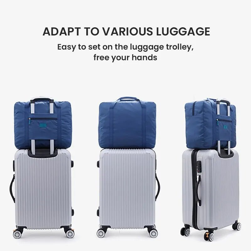 Foldable Travel Totes - Lightweight Weekender Overnight Bag - WIVAStore