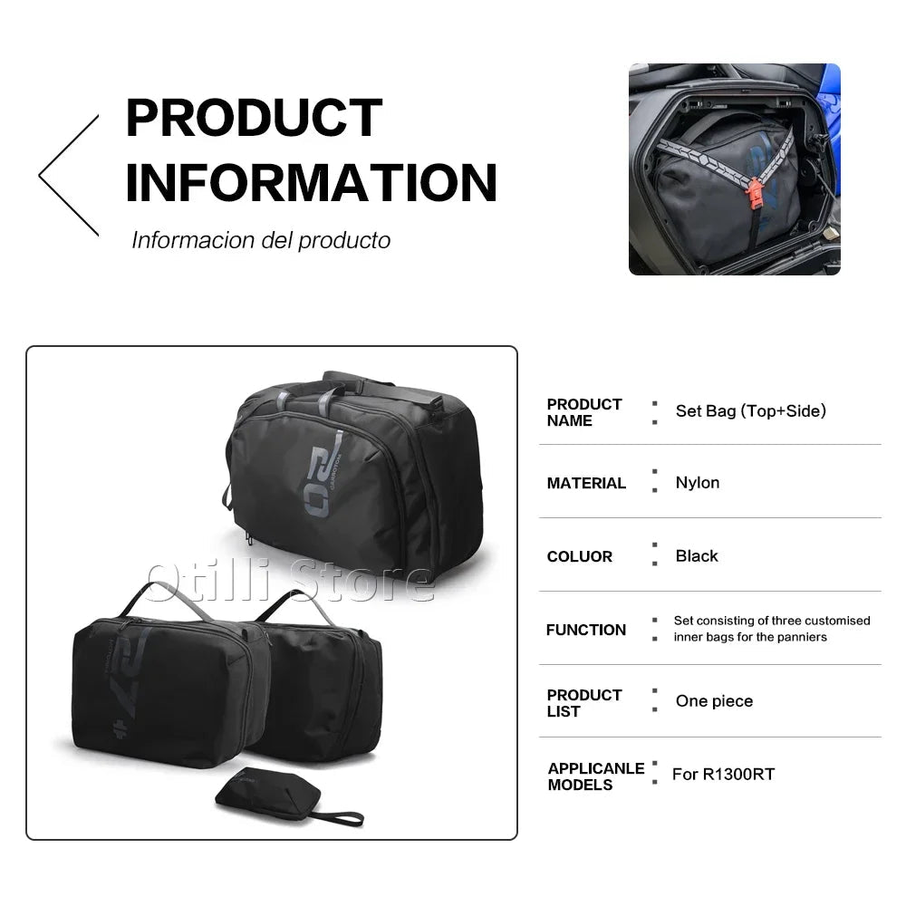 For BMW R1300RT R1300 RT 2025 - Motorcycle Waterproof inner bag top box bag - WIVAStore