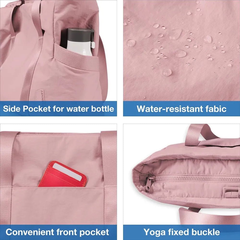 Gym or Yoga Shoulder Bag with Yoga Mat Buckle - WIVAStore