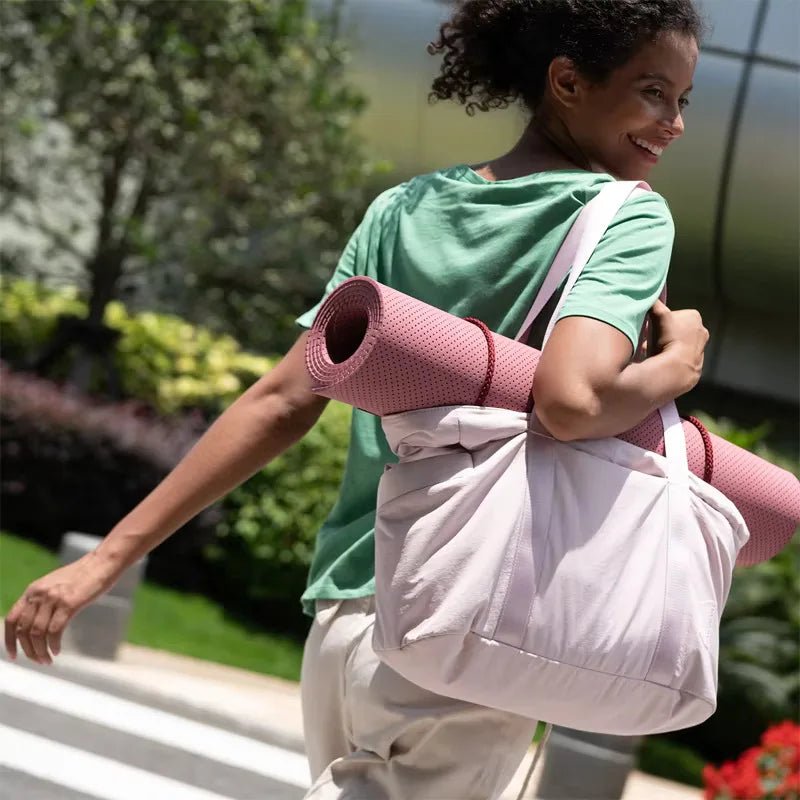 Gym or Yoga Shoulder Bag with Yoga Mat Buckle - WIVAStore