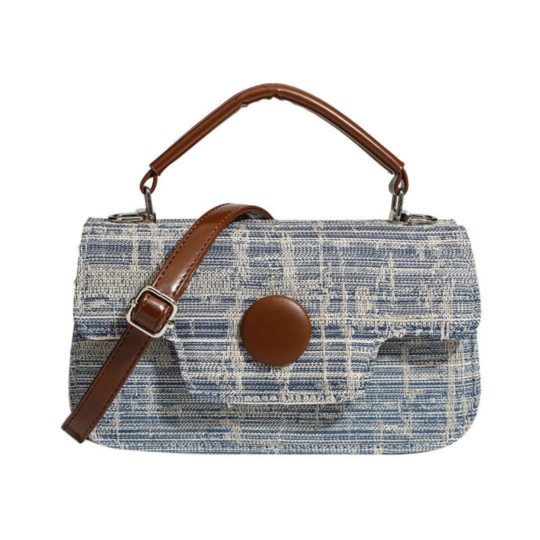 Handheld small tote bag, bag women's autumn fashion office workers handheld bag, small square bag, shoulder Crossbody bag women - WIVAStore