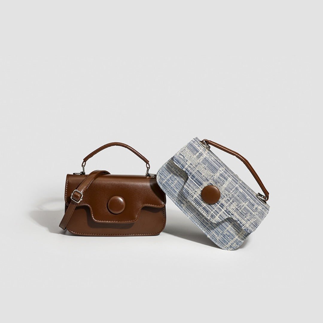 Handheld small tote bag, bag women's autumn fashion office workers handheld bag, small square bag, shoulder Crossbody bag women - WIVAStore