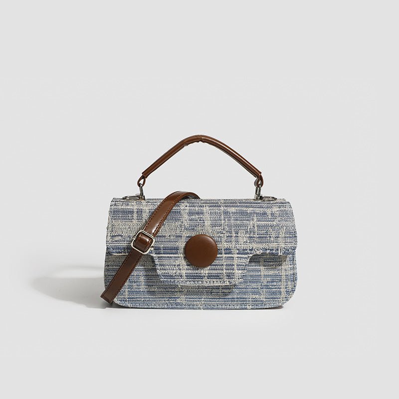 Handheld small tote bag, bag women's autumn fashion office workers handheld bag, small square bag, shoulder Crossbody bag women - WIVAStore
