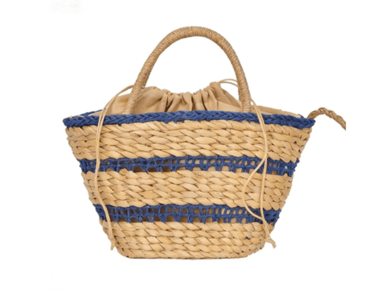 Handwoven Straw Shoulder Bag – Women's Exquisite Beach Vacation Purse, Premium Resort Tote - WIVAStore