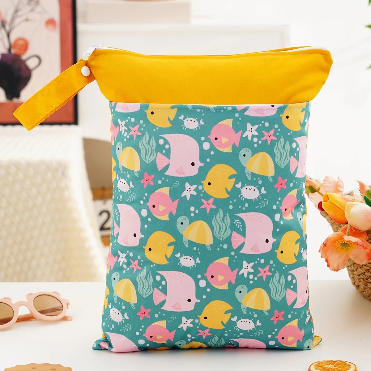HappyFlute 1PC Portable Baby Diaper Bag - Printed Waterproof - WIVAStore