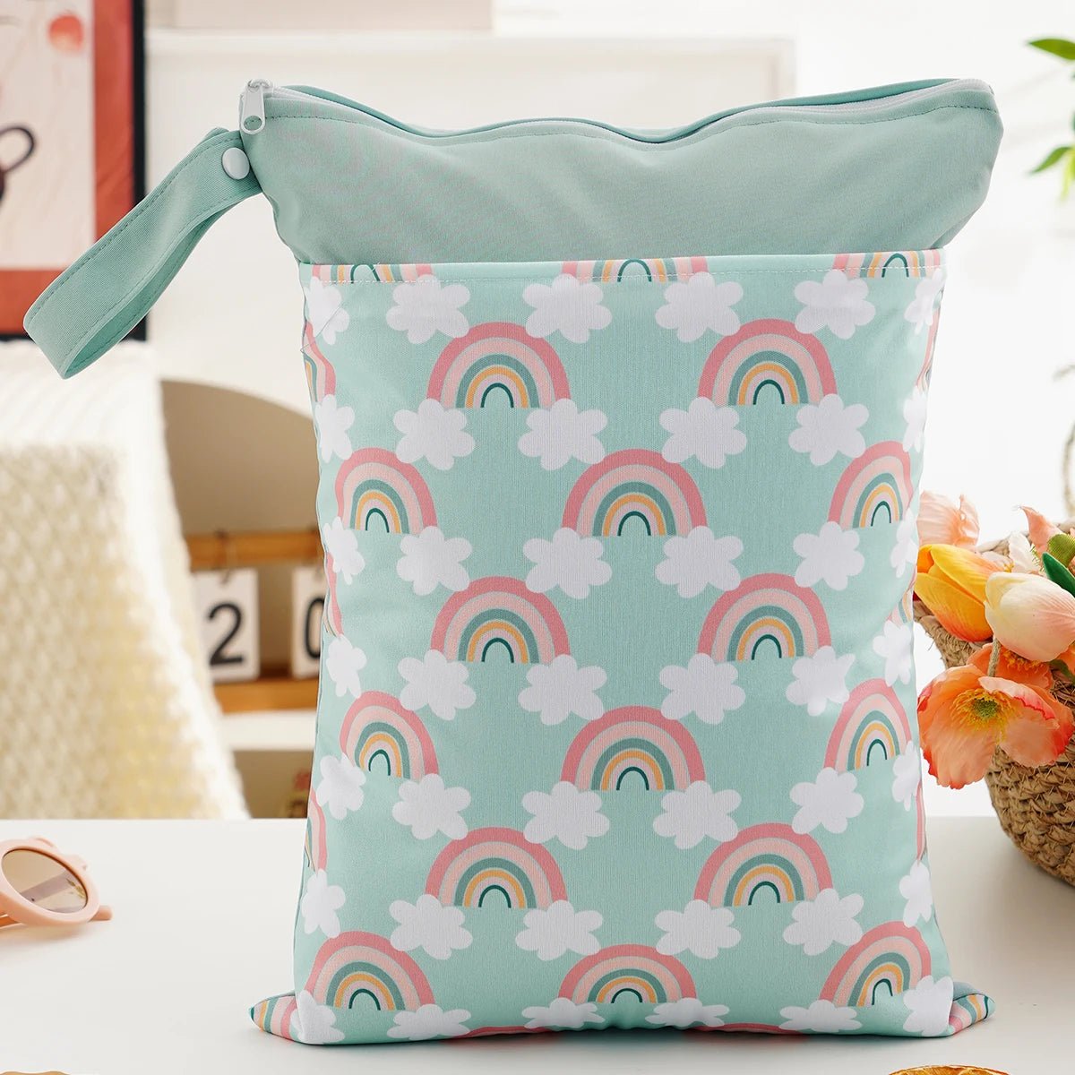 HappyFlute 1PC Portable Baby Diaper Bag - Printed Waterproof - WIVAStore