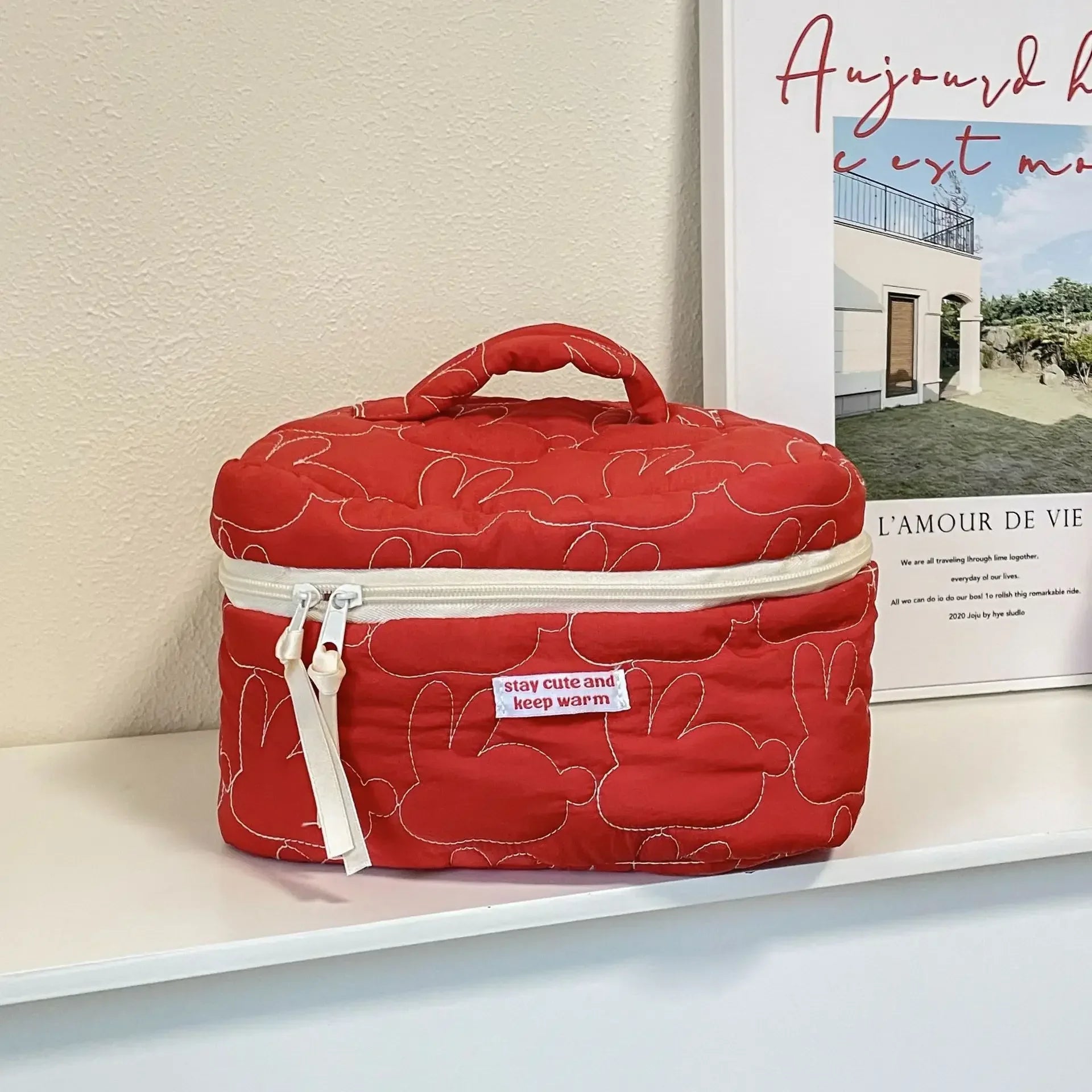 Ins Large Capacity Zipper Makeup Bags - WIVAStore