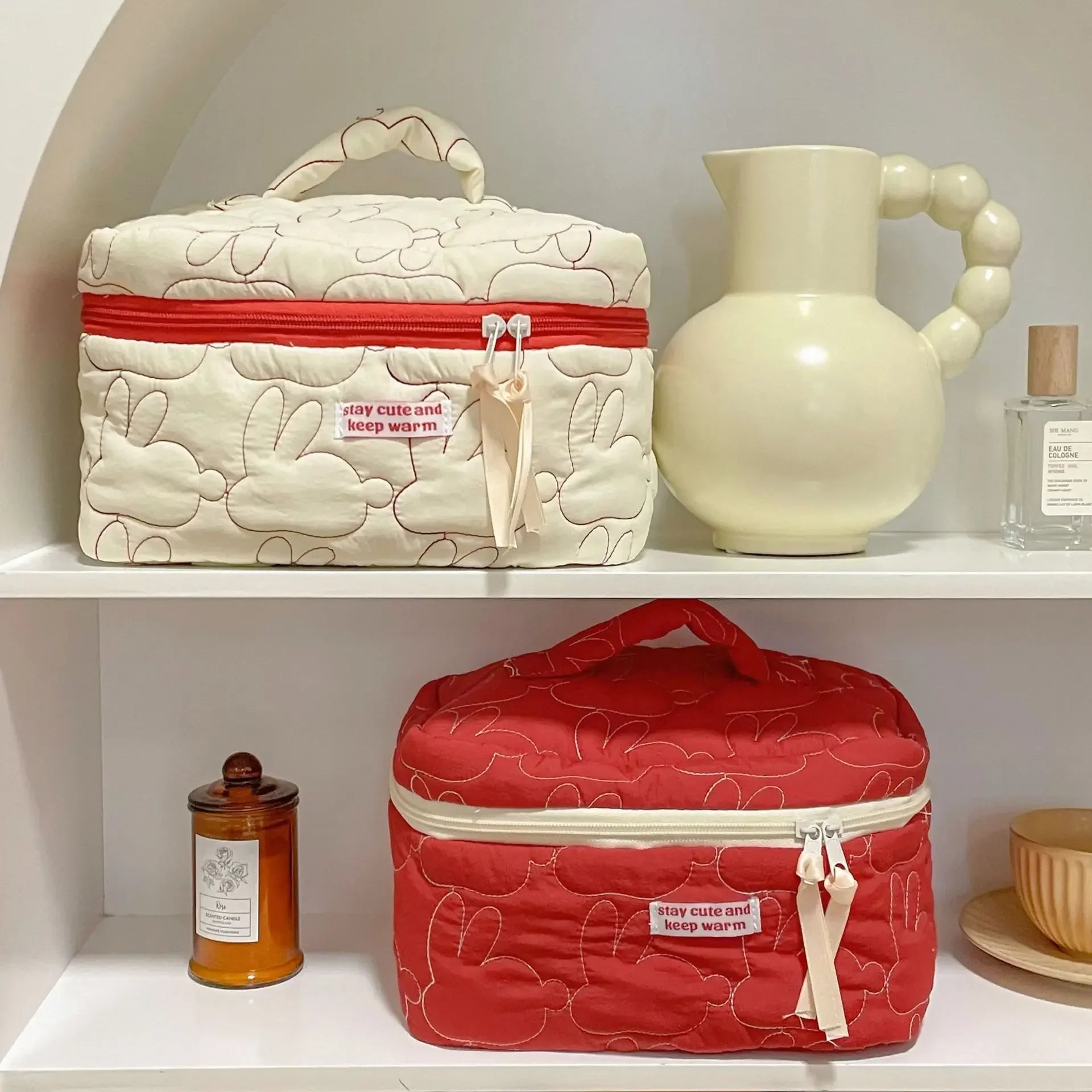 Ins Large Capacity Zipper Makeup Bags - WIVAStore