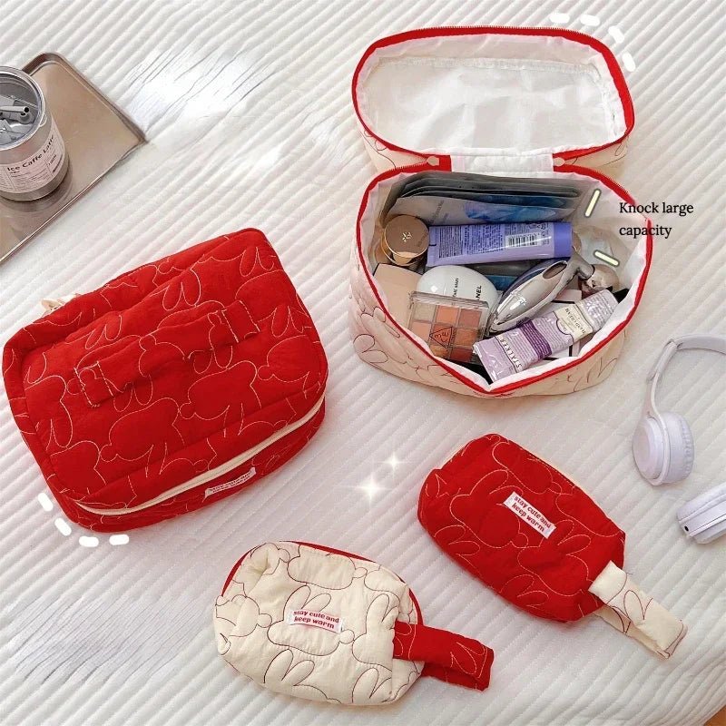 Ins Large Capacity Zipper Makeup Bags - WIVAStore