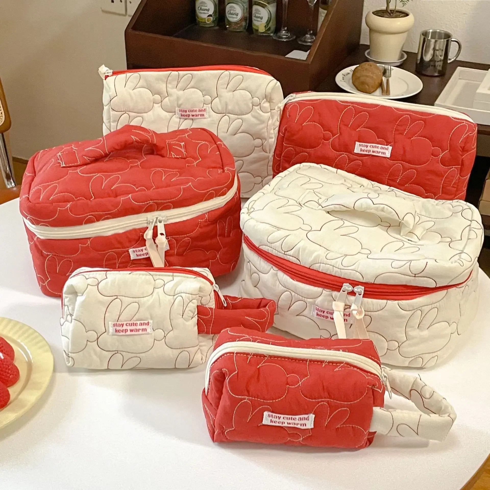 Ins Large Capacity Zipper Makeup Bags - WIVAStore