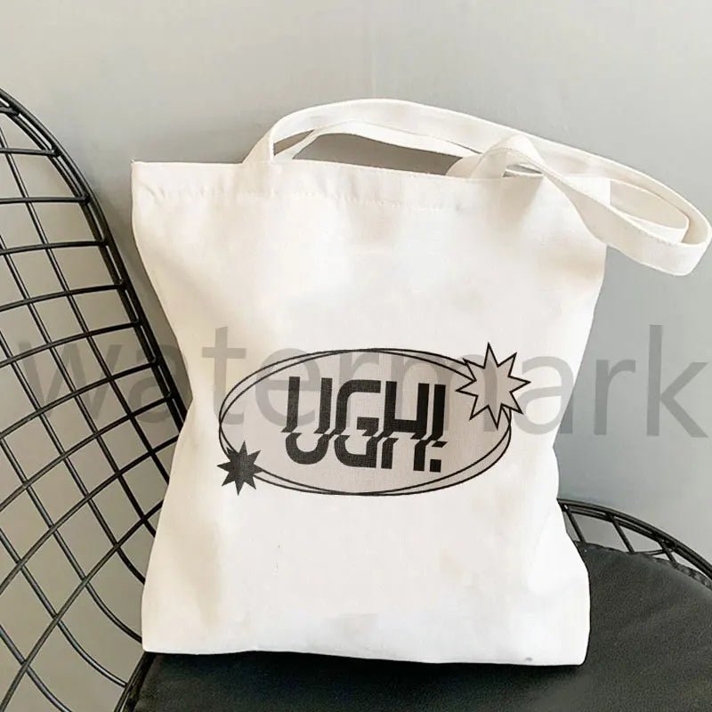 Kpop Tote Bag Aesthetic Shopper Ugh Casual Bag - WIVAStore