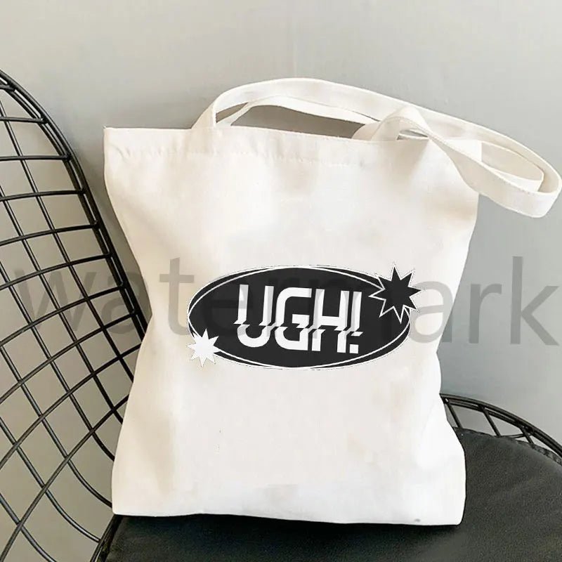 Kpop Tote Bag Aesthetic Shopper Ugh Casual Bag - WIVAStore