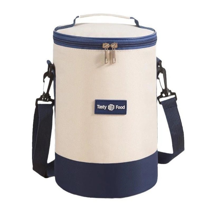 Large Capacity Cylindrical Insulated Lunch Box - WIVAStore