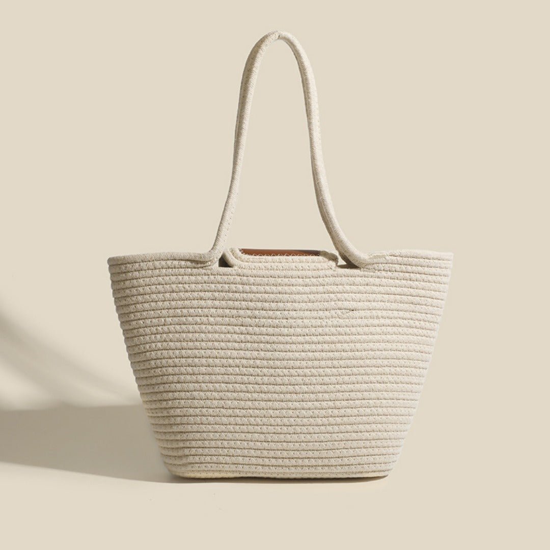 Large capacity hobo tote bag, beach bag weaving, bag women's woven handbag, casual vegetable basket bag shoulder bag - WIVAStore