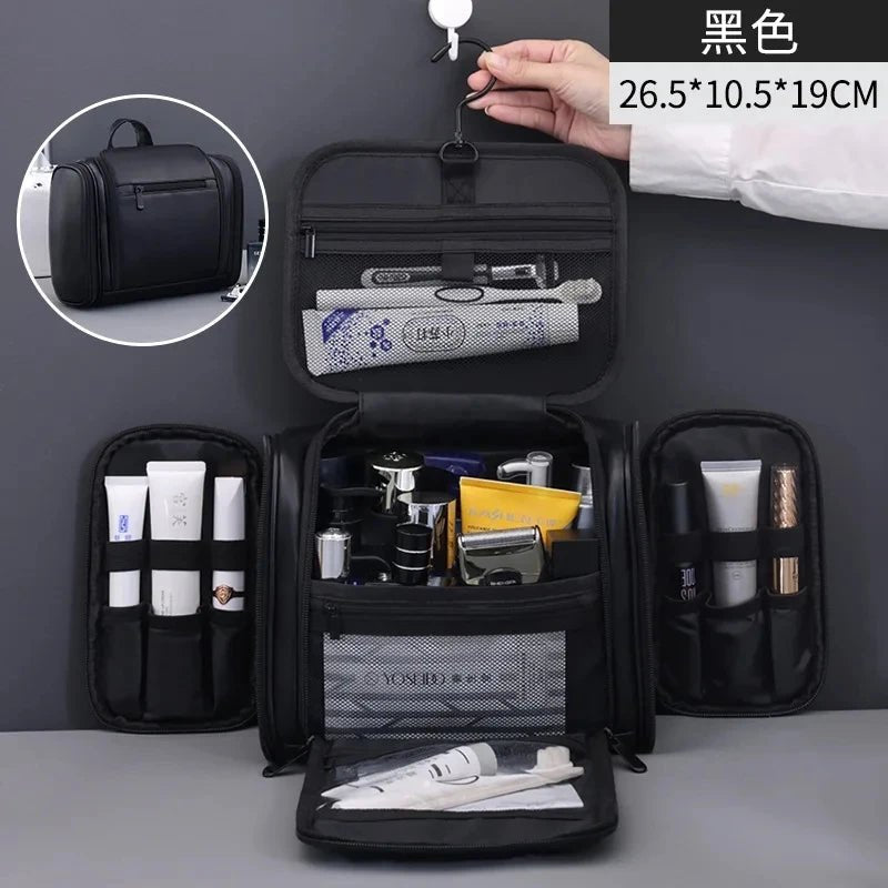 Large Capacity PU Leather Makeup Bag - WIVAStore
