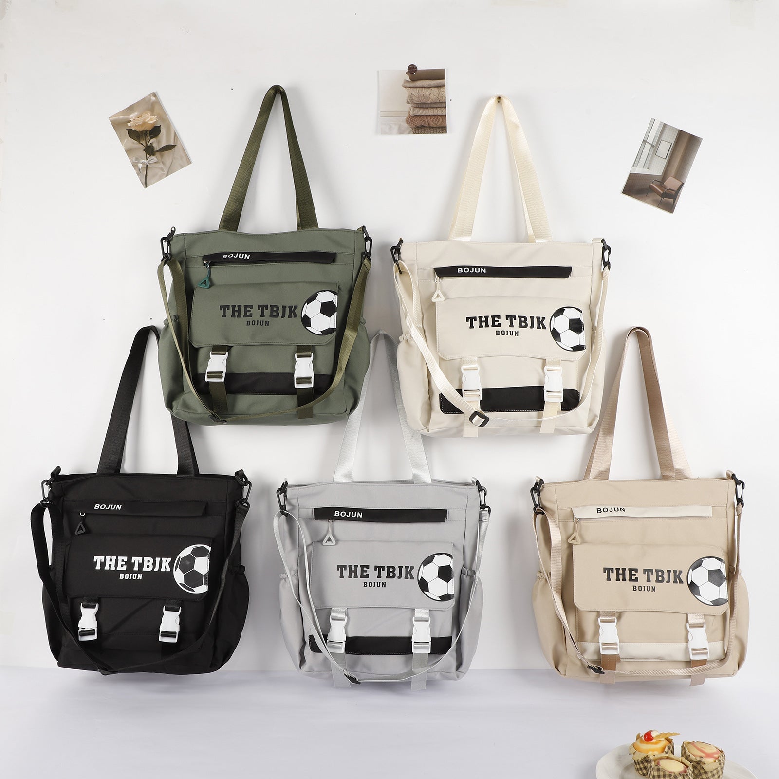 Large capacity tote bag, student cute high school tote bag, tote shoulder bag - WIVAStore