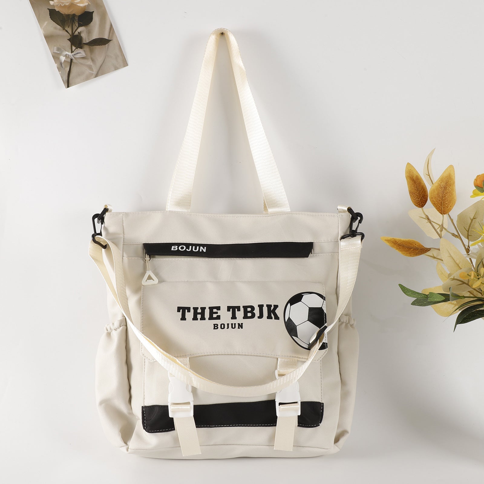 Large capacity tote bag, student cute high school tote bag, tote shoulder bag - WIVAStore