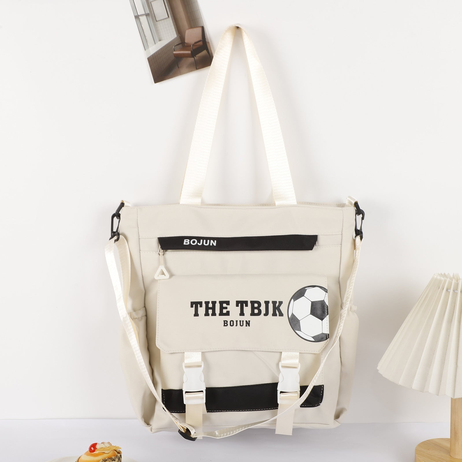 Large capacity tote bag, student cute high school tote bag, tote shoulder bag - WIVAStore
