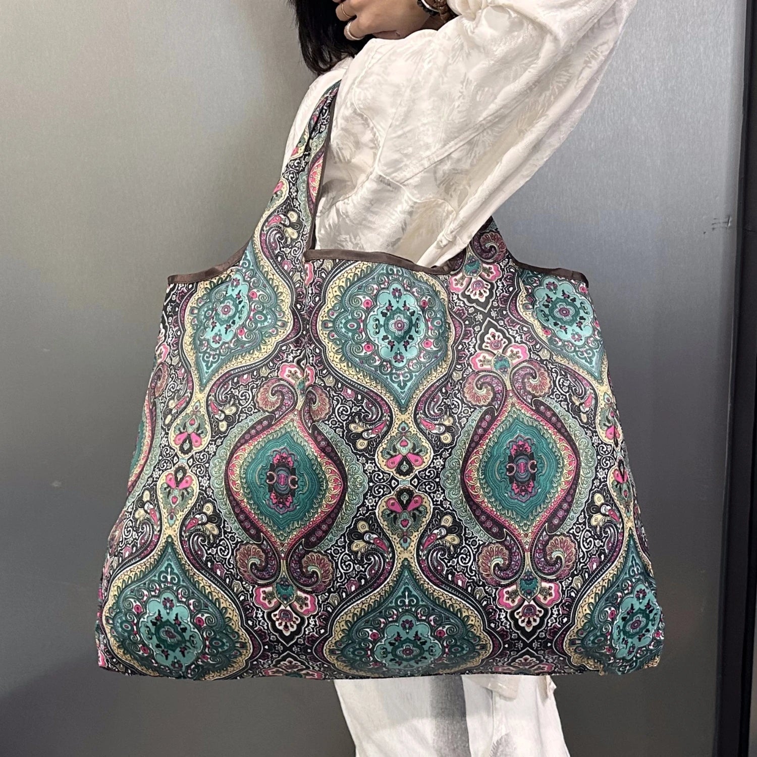 Large Foldable Portable Eco - Friendly Lightweight Shopping Bag - WIVAStore