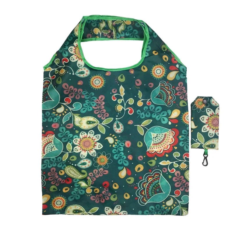 Large Foldabler Groceries Bags - Washable Printed Totes - WIVAStore