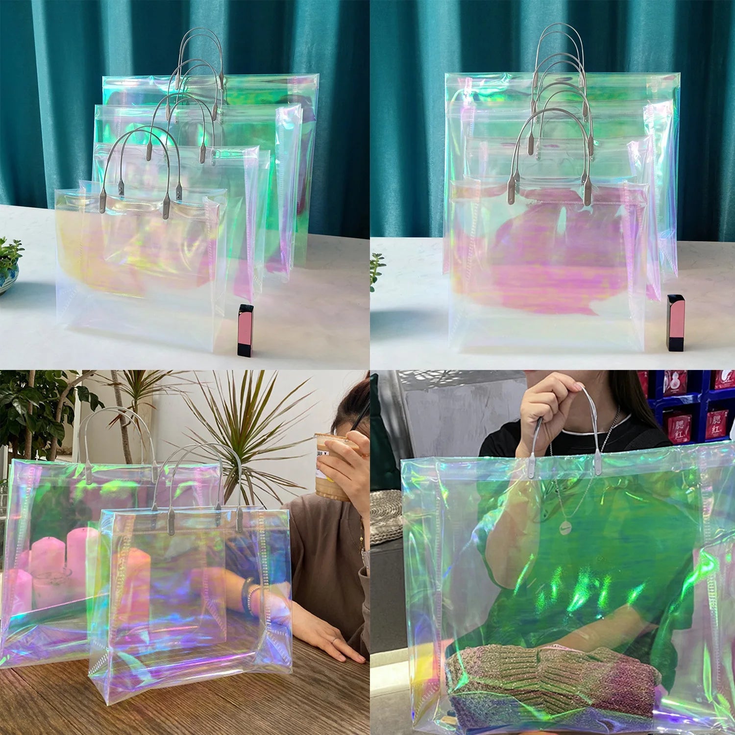Laser Handbag Waterproof Handbag Tote Eco Bag - WIVAStore