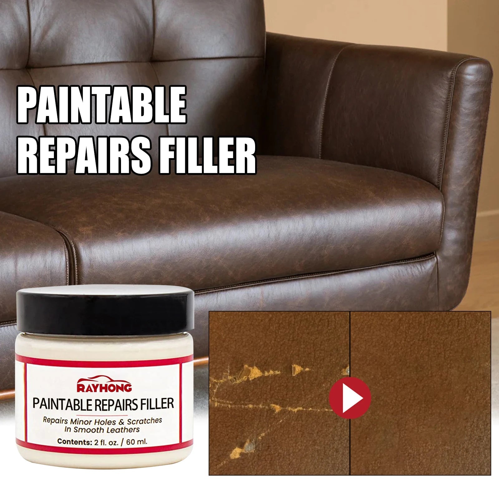 Leather Filler–Fine Filling Without Trace - WIVAStore